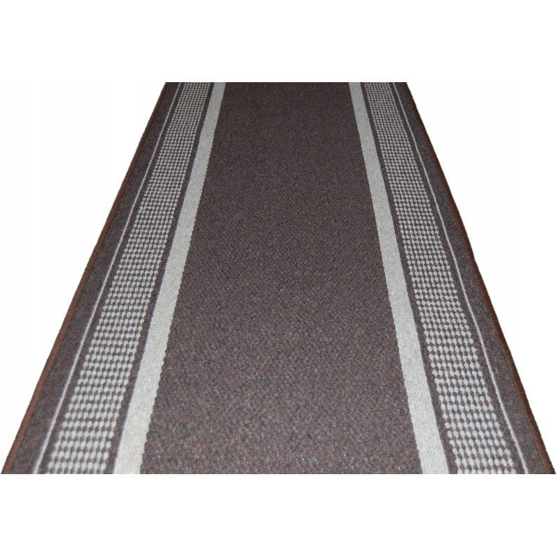 Chodnik ANTYPOŚLIZGOWY MOCNY TRENDY 17 brąz 100CM Chodnik ANTYPOŚLIZGOWY MOCNY TRENDY 17 brąz 100CM