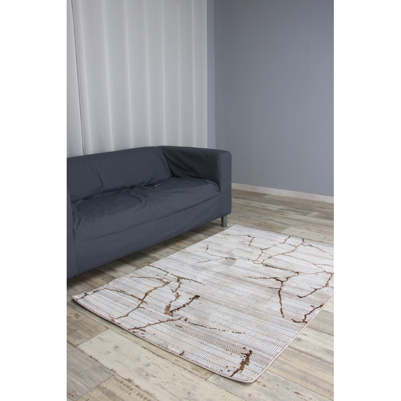 Dywan Quantum K3076D BROWN/BROWN 78x150cm