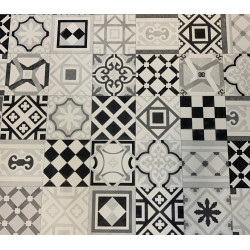 WYKŁADZINA LINOLEUM PCV 2m PATCHWORK MONO IMITACJA HISZPAŃSKA PŁYTKA