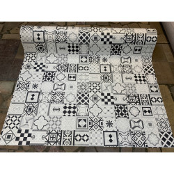 WYKŁADZINA LINOLEUM PCV 2m PATCHWORK MONO IMITACJA HISZPAŃSKA PŁYTKA