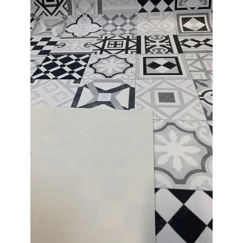 WYKŁADZINA LINOLEUM PCV 2m PATCHWORK MONO IMITACJA HISZPAŃSKA PŁYTKA