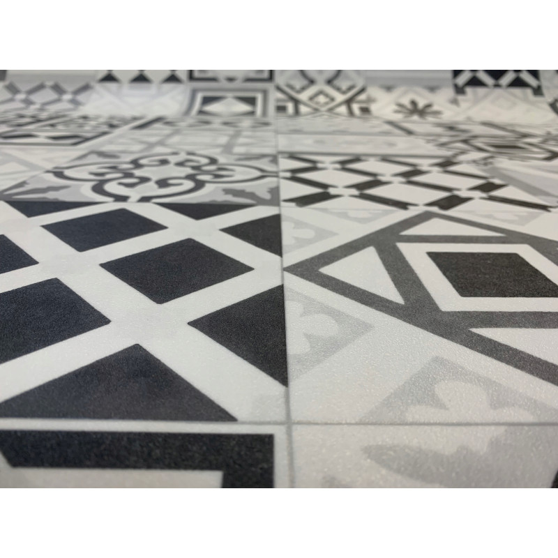WYKŁADZINA LINOLEUM PCV 2m PATCHWORK MONO IMITACJA HISZPAŃSKA PŁYTKA
