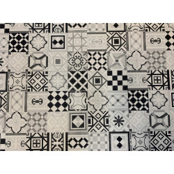 WYKŁADZINA LINOLEUM PCV 2m PATCHWORK MONO IMITACJA HISZPAŃSKA PŁYTKA