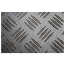 WYKŁADZINA PCV SOLID 091 2m jak Blacha Ryflowana Szara Srebrna
