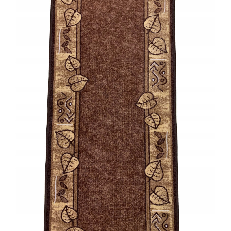 CHODNIK PODGUMOWANY 1005 BRĄZ LIŚCIE 80cm
