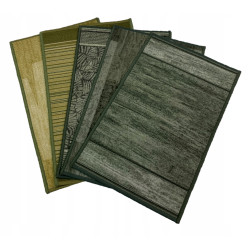 Podgumowane Dywaniki zestaw MIX 67x50 cm 5 szt Podgumowane Dywaniki zestaw MIX 67x50 cm 5 szt