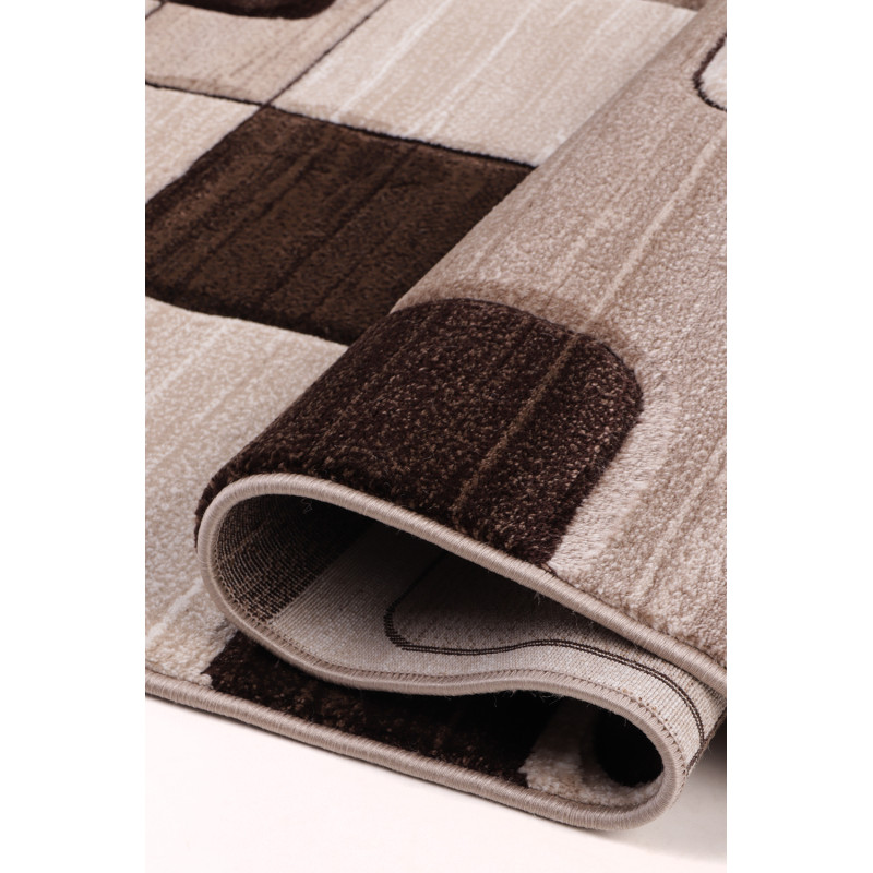 Dywan Cosmic Carving 5052 CREAM/BROWN 60x110cm