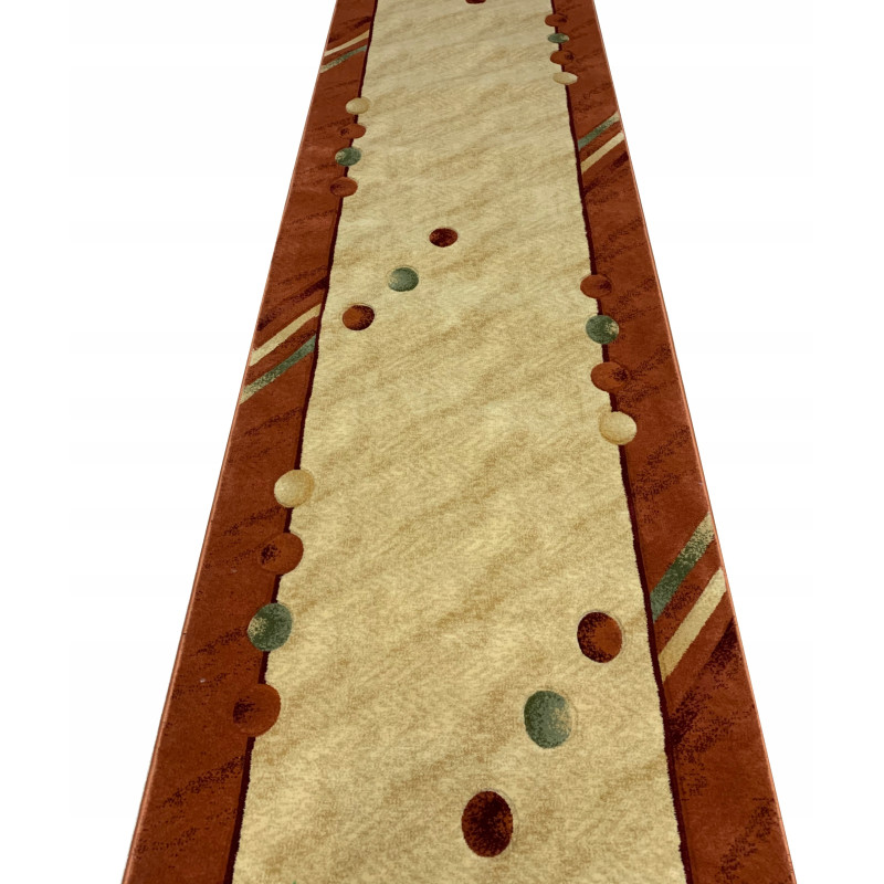 Chodnik Dywanowy TROJA BEŻ TERAKOTA 100cm ch-1668