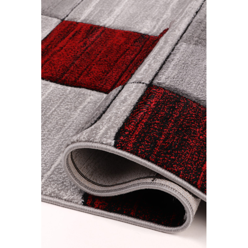Dywan Cosmic Carving 5052 GREY/RED 80x150cm Dywan Cosmic Carving 5052 GREY/RED 80x150cm