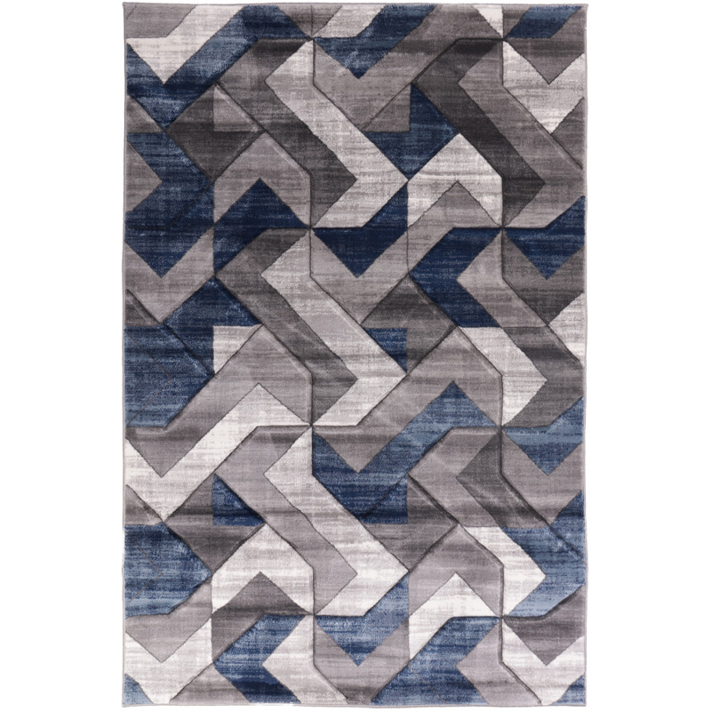Dywan Cosmic Carving 5103 GREY/NAVY 200x290cm Dywan Cosmic Carving 5103 GREY/NAVY 200x290cm