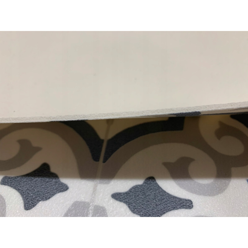 WYKŁADZINA PCV LINOLEUM EVORA 573 BOHO 2m Hiszpańska Płytka Niebieski Motyw