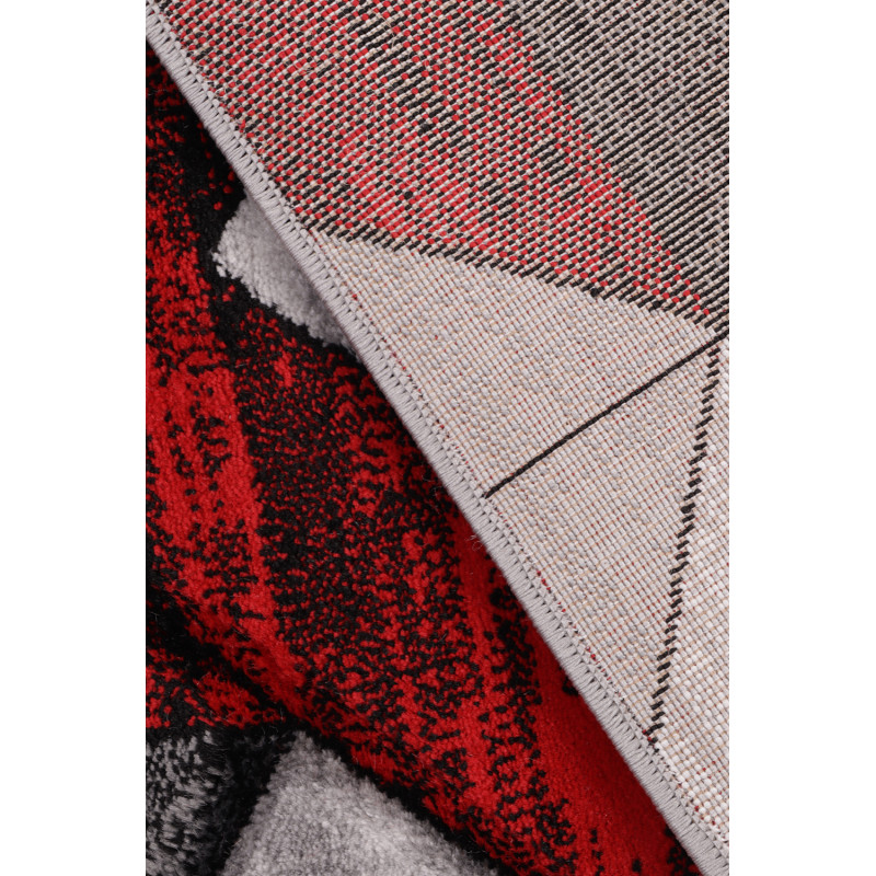 Dywan Cosmic Carving 5103 GREY/RED 80x150cm