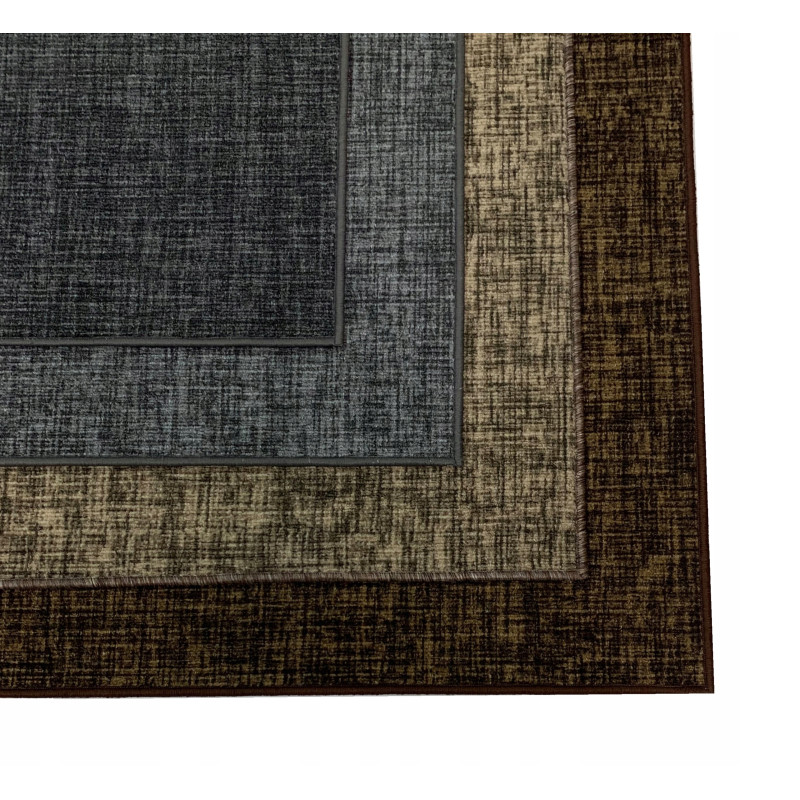 Nowoczesny Dywan 100x200 C. SZARY Praktyczny Salon