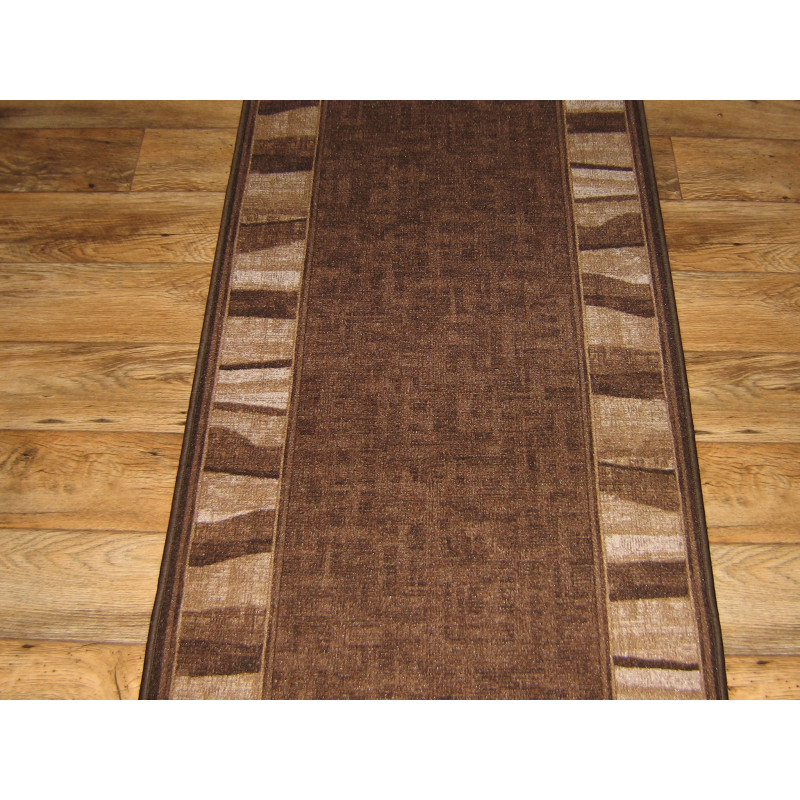 CHODNIK PODGUMOWANY 80cm KORYTARZ KUCHNIA HOL LINEA brąz Elegancki klasyczny