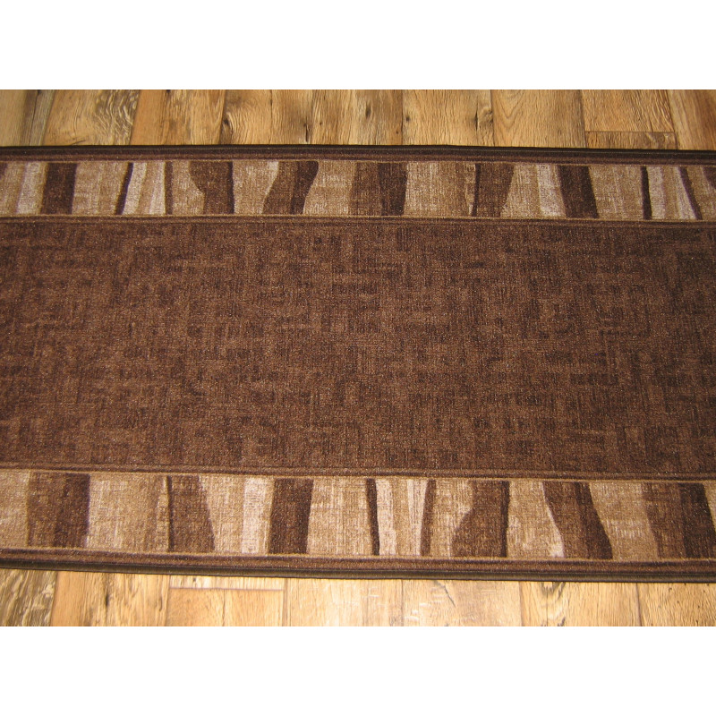 CHODNIK PODGUMOWANY 80cm KORYTARZ KUCHNIA HOL LINEA brąz Elegancki klasyczny