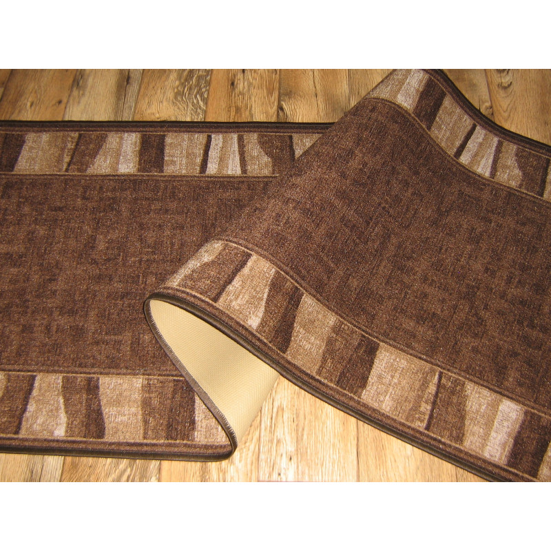 CHODNIK PODGUMOWANY 80cm KORYTARZ KUCHNIA HOL LINEA brąz Elegancki klasyczny