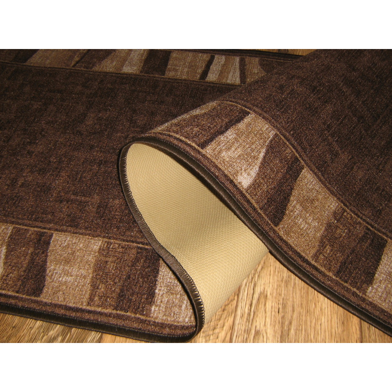 CHODNIK PODGUMOWANY 80cm KORYTARZ KUCHNIA HOL LINEA brąz Elegancki klasyczny