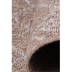 Dywan Indiana 08932A JUTE / WHITE 80x150cm Dywan Indiana 08932A JUTE / WHITE 80x150cm