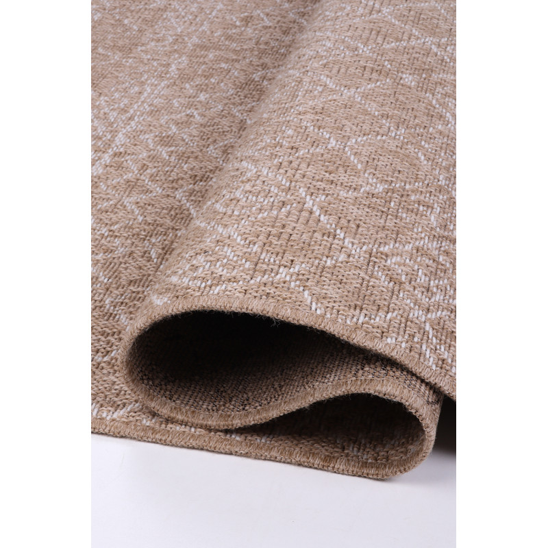 Dywan Indiana 08932A JUTE / WHITE 80x150cm Dywan Indiana 08932A JUTE / WHITE 80x150cm