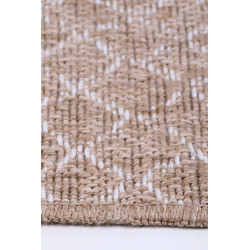 Dywan Indiana 08932A JUTE / WHITE 80x150cm Dywan Indiana 08932A JUTE / WHITE 80x150cm