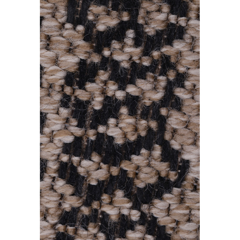 Dywan Indiana 08894A JUTE / BLACK 100x100cm Dywan Indiana 08894A JUTE / BLACK 100x100cm
