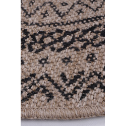 Dywan Indiana 08894A JUTE / BLACK 100x100cm Dywan Indiana 08894A JUTE / BLACK 100x100cm