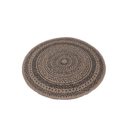 Dywan Indiana 08894A JUTE / BLACK 100x100cm Dywan Indiana 08894A JUTE / BLACK 100x100cm