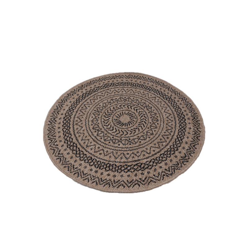 Dywan Indiana 08894A JUTE / BLACK 100x100cm Dywan Indiana 08894A JUTE / BLACK 100x100cm