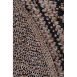 Dywan Indiana 08894A JUTE / BLACK 100x100cm Dywan Indiana 08894A JUTE / BLACK 100x100cm