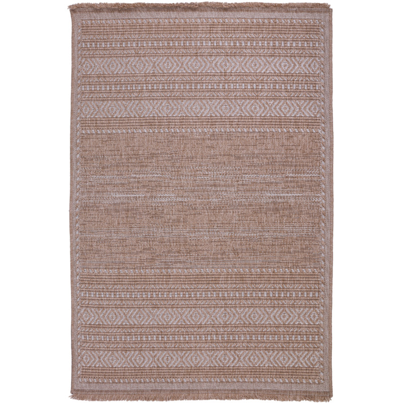 Dywan Indiana 08529A JUTE / WHITE 140x200cm Dywan Indiana 08529A JUTE / WHITE 140x200cm