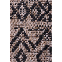 Dywan Indiana 08524A JUTE / BLACK 120x170cm