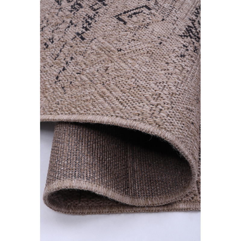 Dywan Indiana 08524A JUTE / BLACK 120x170cm