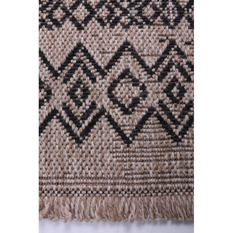 Dywan Indiana 08524A JUTE / BLACK 120x170cm