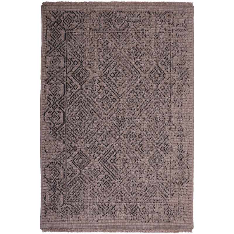 Dywan Indiana 08522B JUTE / BLACK 140x200cm