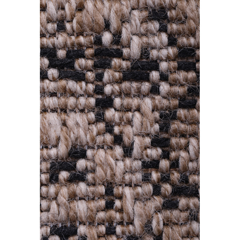 Dywan Indiana 08522B JUTE / BLACK 140x200cm