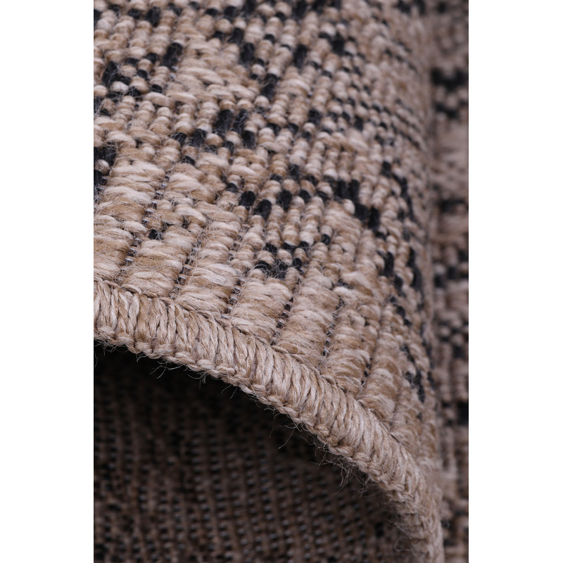 Dywan Indiana 08522B JUTE / BLACK 140x200cm