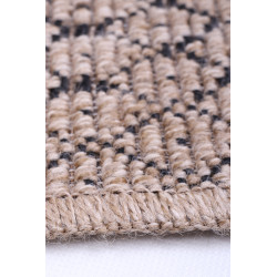 Dywan Indiana 08625A JUTE / BLACK 140x200cm Dywan Indiana 08625A JUTE / BLACK 140x200cm
