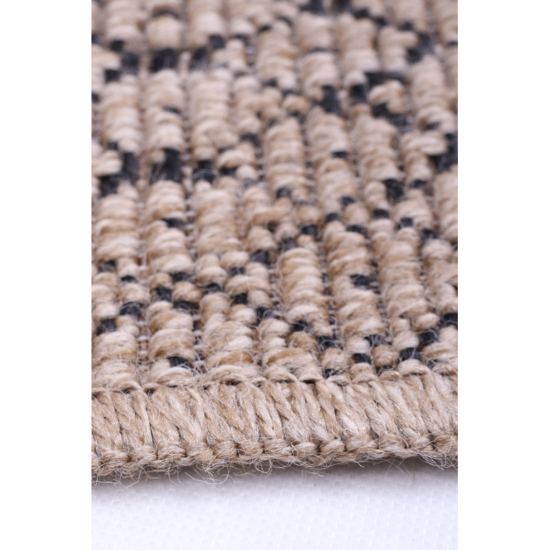 Dywan Indiana 08625A JUTE / BLACK 140x200cm Dywan Indiana 08625A JUTE / BLACK 140x200cm