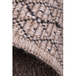 Dywan Indiana 08625A JUTE / BLACK 140x200cm Dywan Indiana 08625A JUTE / BLACK 140x200cm