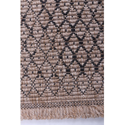 Dywan Indiana 08625A JUTE / BLACK 140x200cm Dywan Indiana 08625A JUTE / BLACK 140x200cm