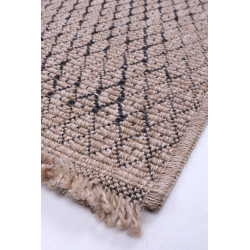 Dywan Indiana 08625A JUTE / BLACK 140x200cm Dywan Indiana 08625A JUTE / BLACK 140x200cm