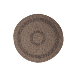 Dywan Indiana 08866A JUTE / BLACK 100x100cm