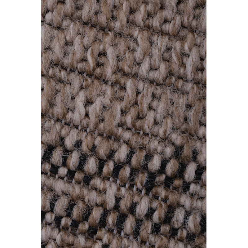 Dywan Indiana 08866A JUTE / BLACK 100x100cm Dywan Indiana 08866A JUTE / BLACK 100x100cm