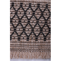 Dywan Indiana 08656A JUTE / BLACK 140x200cm