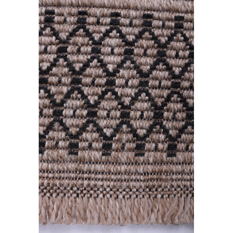 Dywan Indiana 08656A JUTE / BLACK 140x200cm