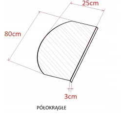 NAKŁADKI NA SCHODY NATURA MOCNA PĘTELKA 80cm