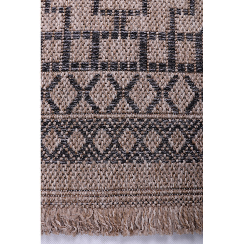Dywan Indiana 08729B JUTE / ANTHRACITE 140x200cm Dywan Indiana 08729B JUTE / ANTHRACITE 140x200cm