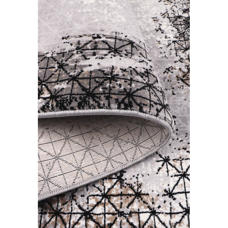 Dywan Merry MR 235 GREY BLACK 120x170cm Dywan Merry MR 235 GREY BLACK 120x170cm