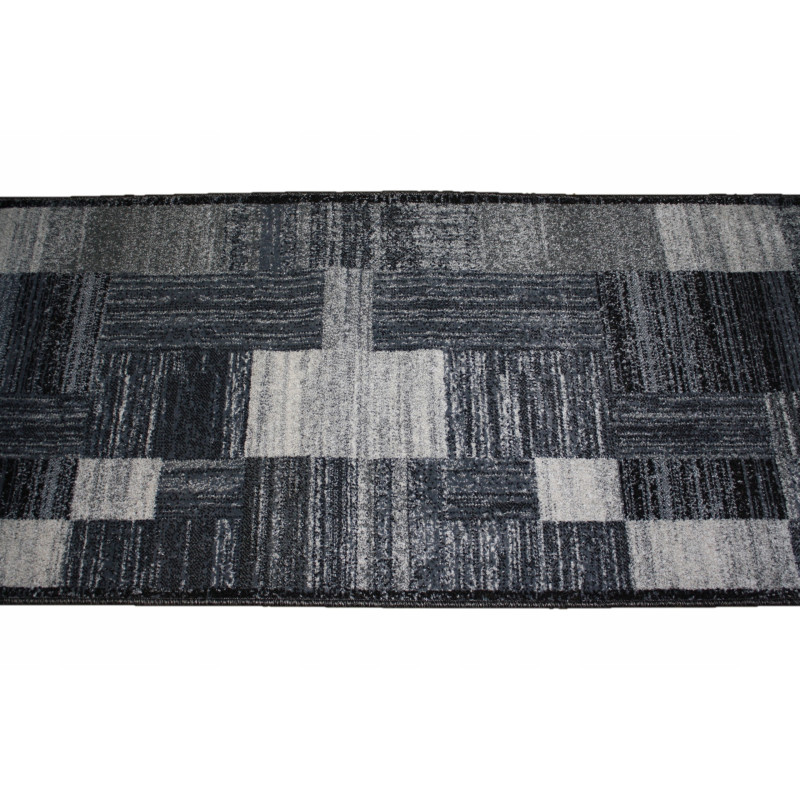 Chodnik SPIRIT SZARY Prostokąty GRUBY MIĘKKI 80cm