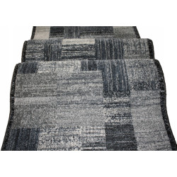 Chodnik SPIRIT SZARY Prostokąty GRUBY MIĘKKI 80cm